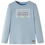 Vidaxl kindershirt met lange mouwen 104 lichtblauw