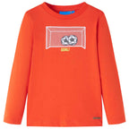 Vidaxl kindershirt met lange mouwen 128 feloranje