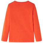 VidaXL Kindershirt met lange mouwen 140 feloranje