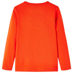 Vidaxl kindershirt met lange mouwen 116 feloranje