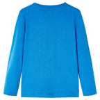 Vidaxl kindershirt met lange mouwen 128 kobaltblauw