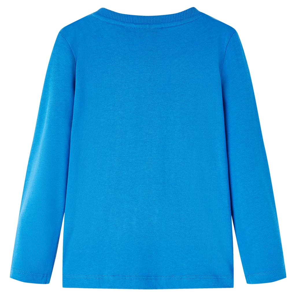 Vidaxl kindershirt met lange mouwen 128 kobaltblauw