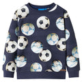 Vidaxl kindertrui 128 marineblauw