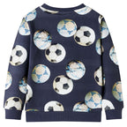 Vidaxl kindertrui 128 marineblauw