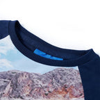 Vidaxl kindershirt met lange mouwen 116 marineblauw