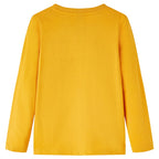 Vidaxl kindershirt met lange mouwen 116 okerkleurig