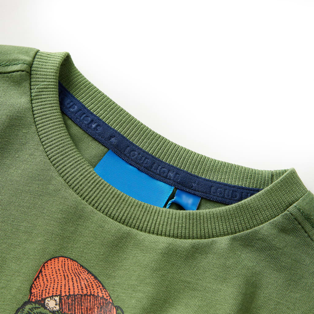 Vidaxl kindershirt met lange mouwen 104 lichtkakikleurig