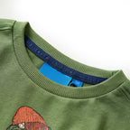Vidaxl kindershirt met lange mouwen 128 lichtkakikleurig