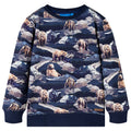Vidaxl kindertrui 140 marineblauw