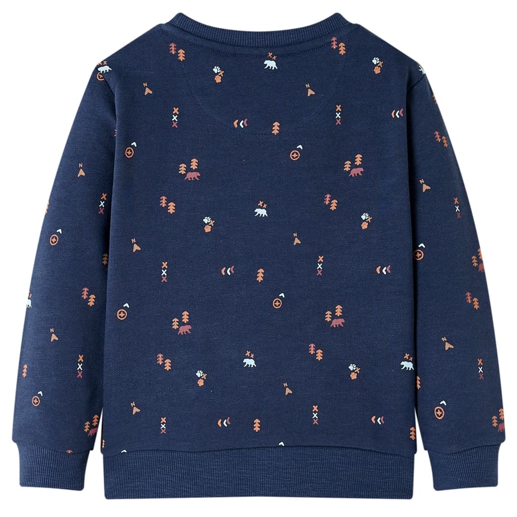 Vidaxl kindertrui 116 gemêleerd marineblauw
