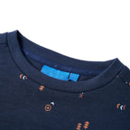 Vidaxl kindertrui 128 gemêleerd marineblauw