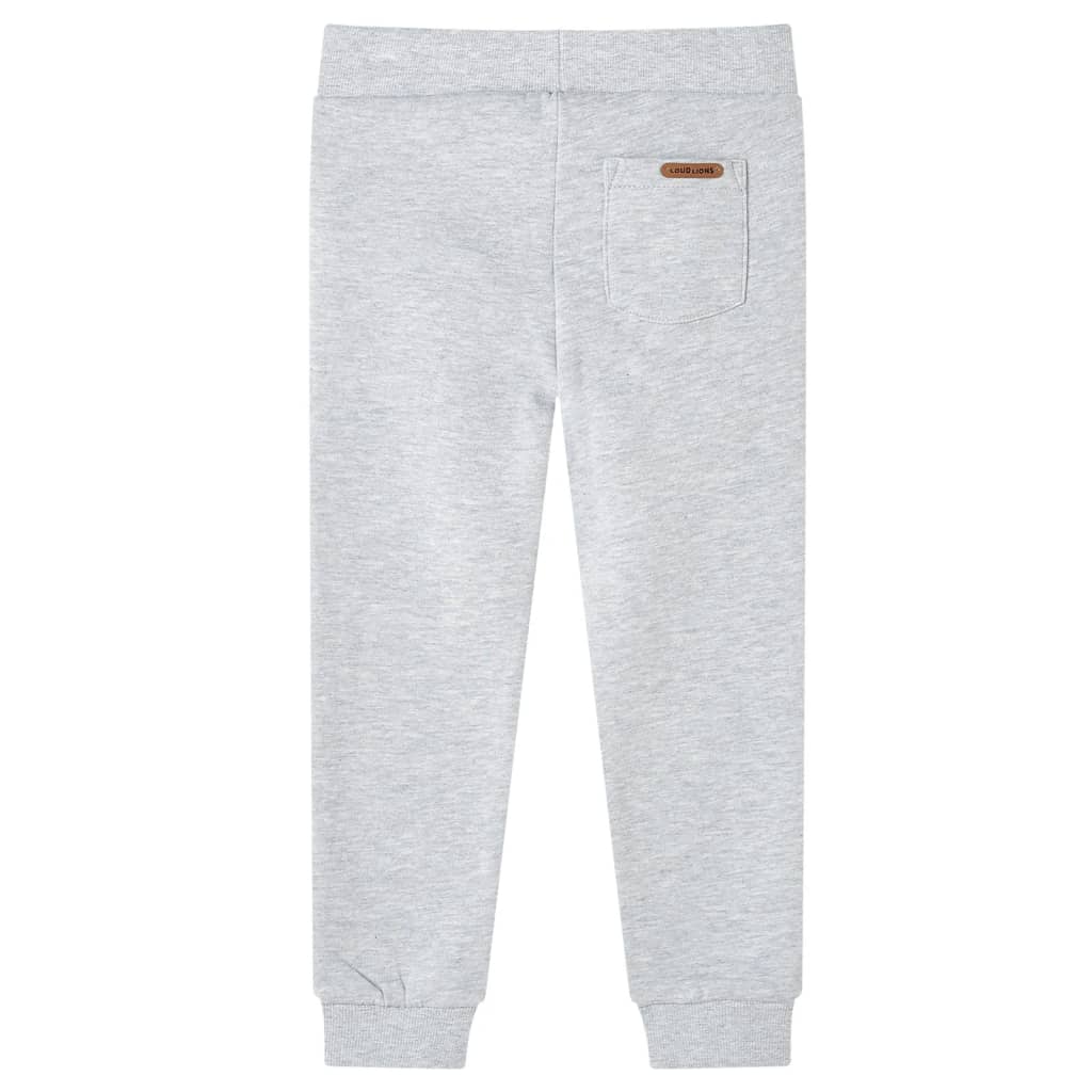 Vidaxl kinderjoggingbroek 92 gemêleerd grijs