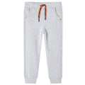 Vidaxl kinderjoggingbroek 104 gemêleerd grijs
