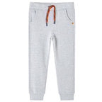 Vidaxl kinderjoggingbroek 116 gemêleerd grijs