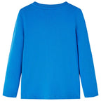 VidaXL Kindershirt met lange mouwen 140 kobaltblauw