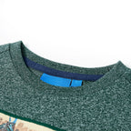 Vidaxl kindershirt met lange mouwen 140 gemêleerd donkergroen