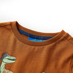 Vidaxl kindershirt met lange mouwen 104 cognackleurig