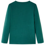Vidaxl kindershirt met lange mouwen 116 groen