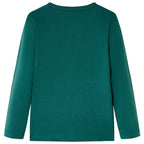 Vidaxl kindershirt met lange mouwen 128 groen