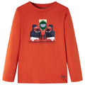 Vidaxl kindershirt met lange mouwen 140 oranje