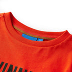 Vidaxl kindershirt met lange mouwen 116 felroranje