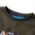 VidaXL Kindershirt met lange mouwen 104 kakikleurig