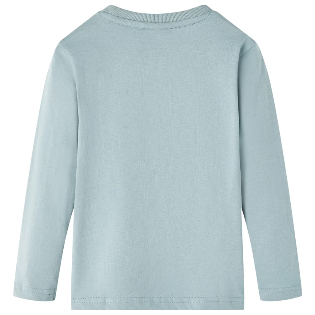 VidaXL Kindershirt met lange mouwen 92 lichtblauw
