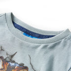 VidaXL Kindershirt met lange mouwen 92 lichtblauw