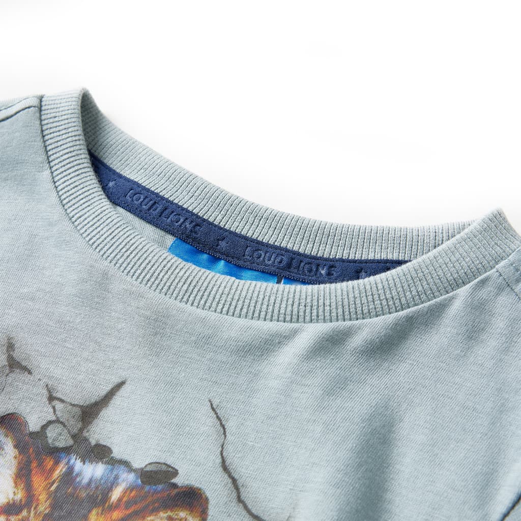VidaXL Kindershirt met lange mouwen 92 lichtblauw