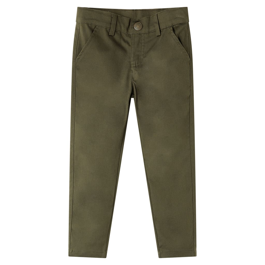 Vidaxl kinderbroek 104 kakikleurig