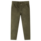Vidaxl kinderbroek 128 kakikleurig