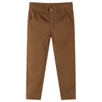 Vidaxl kinderbroek 128 cognackleurig