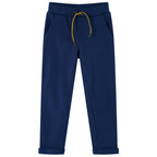 Vidaxl kinderbroek met trekkoord 92 marineblauw