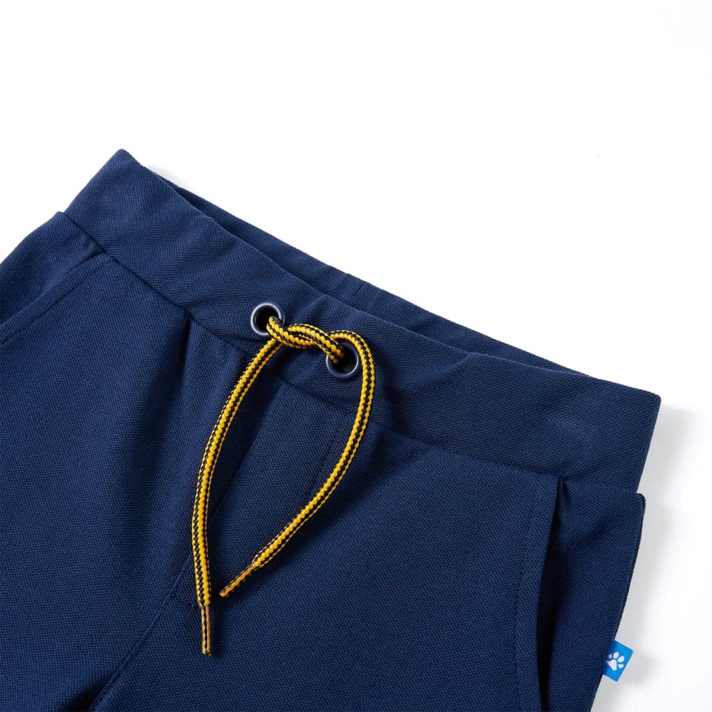 Vidaxl kinderbroek met trekkoord 92 marineblauw