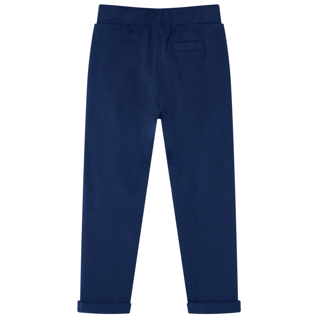 Vidaxl kinderbroek met trekkoord 116 marineblauw