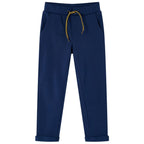 Vidaxl kinderbroek met trekkoord 128 marineblauw