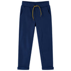 VidaXL Kinderbroek met trekkoord 140 marineblauw