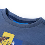 Vidaxl kindershirt met lange mouwen 116 gemêleerd blauw
