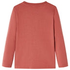 VidaXL Kindershirt met lange mouwen 104 hennakleurig