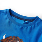 Vidaxl kindershirt met lange mouwen 116 kobaltblauw