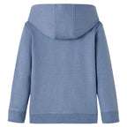 Vidaxl kindertrui met capuchon 128 gemêleerd blauw