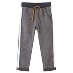 Vidaxl kinderjoggingbroek 116 gemêleerd donkergrijs