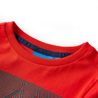 Vidaxl kindershirt met lange mouwen 104 rood