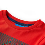 Vidaxl kindershirt met lange mouwen 116 rood