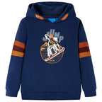 Vidaxl kindertrui met capuchon 92 marineblauw