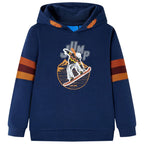 Vidaxl kindertrui met capuchon 104 marineblauw