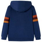 Vidaxl kindertrui met capuchon 104 marineblauw