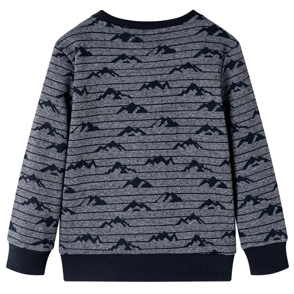Vidaxl kindertrui 128 gemêleerd marineblauw