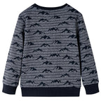 Vidaxl kindertrui 140 gemêleerd marineblauw