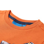 Vidaxl kindershirt met lange mouwen 92 donkeroranje